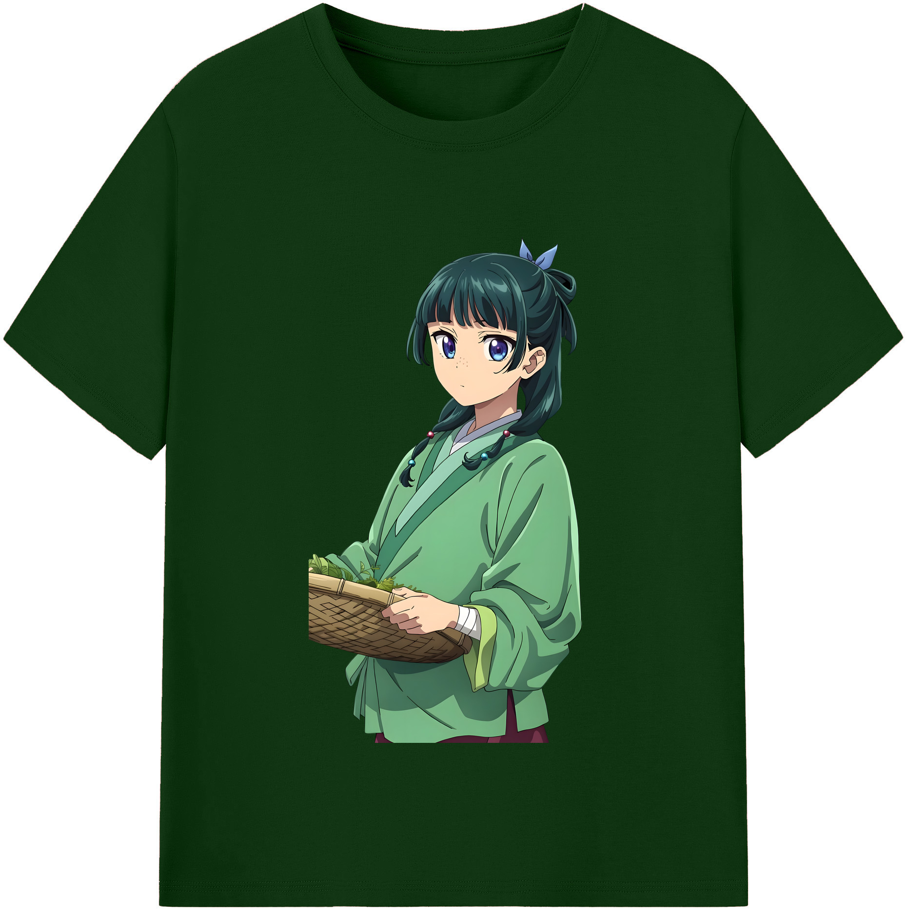 （画像用） 薬屋のひとりごと The Apothecary Diaries 綿100％半袖Tシャツ（フロントプリント）